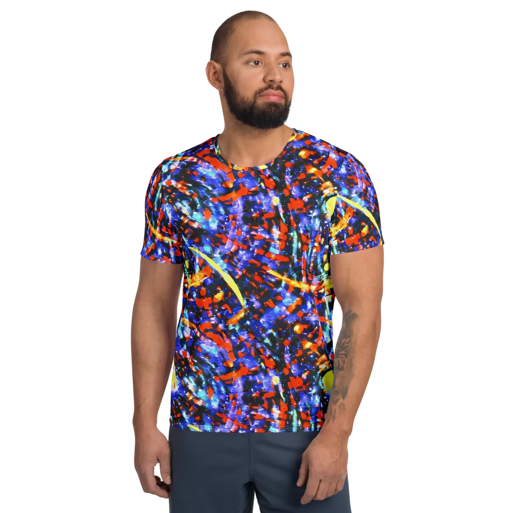 Afterdark Fusion on Men's Athletic T-Shirt — Front
