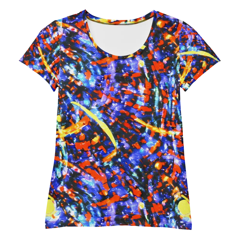Afterdark Fusion on Women's Athletic T-Shirt — Front