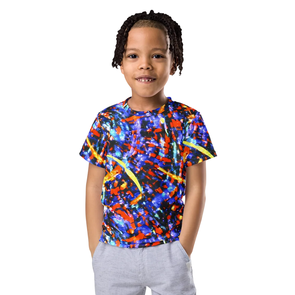 Afterdark Fusion on Kids Crew Neck T-Shirt — Front