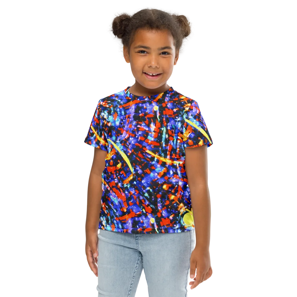 Afterdark Fusion on Kids Crew Neck T-Shirt — Front