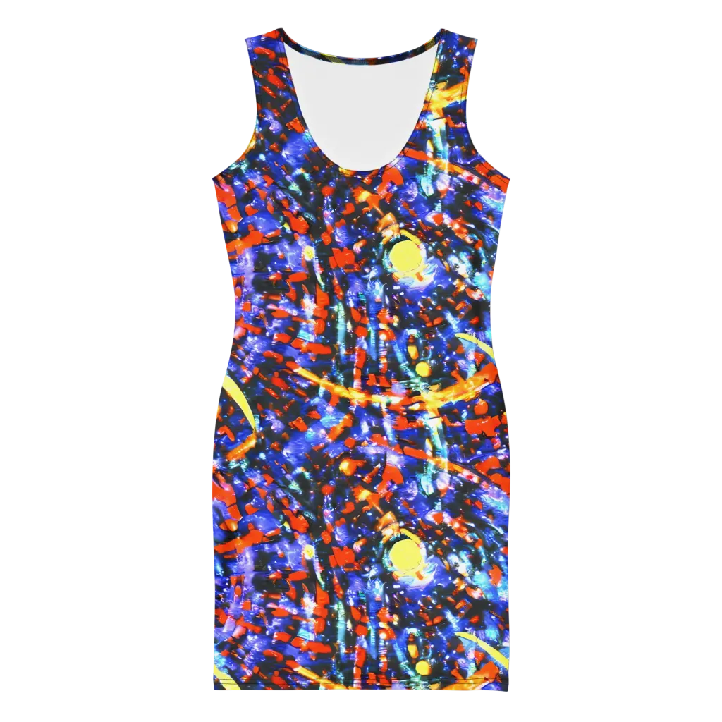 Afterdark Fusion on Bodycon Dress — Front