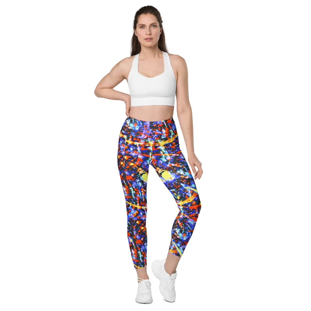 Afterdark Fusion on Leggings with Pockets — Front