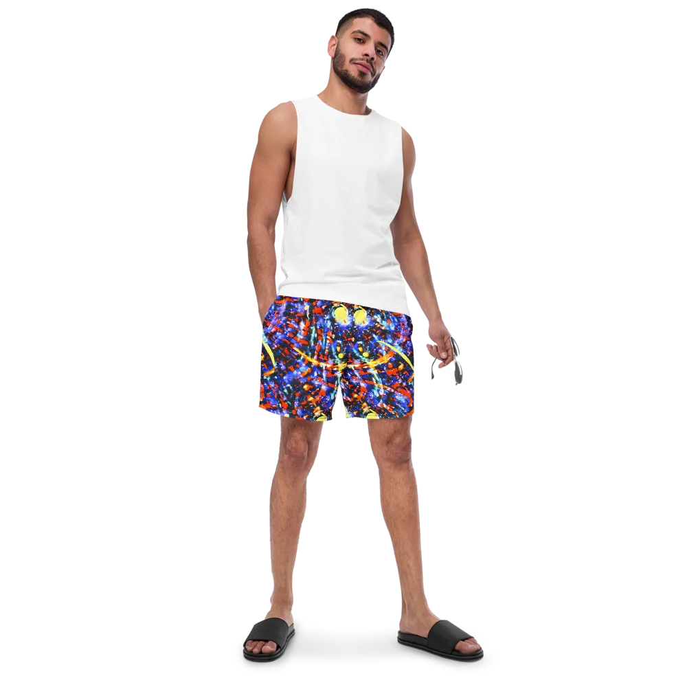 Afterdark Fusion on Swim Trunks — Front