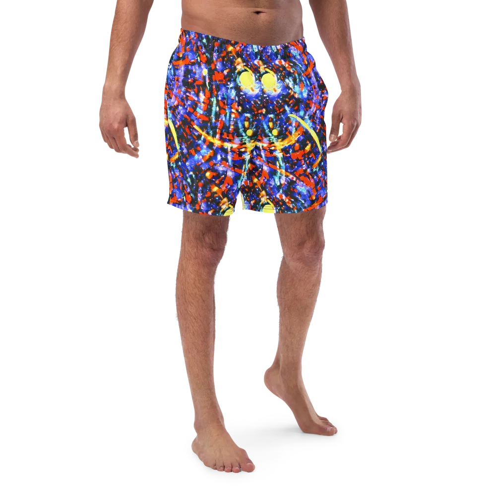 Afterdark Fusion on Swim Trunks — Front
