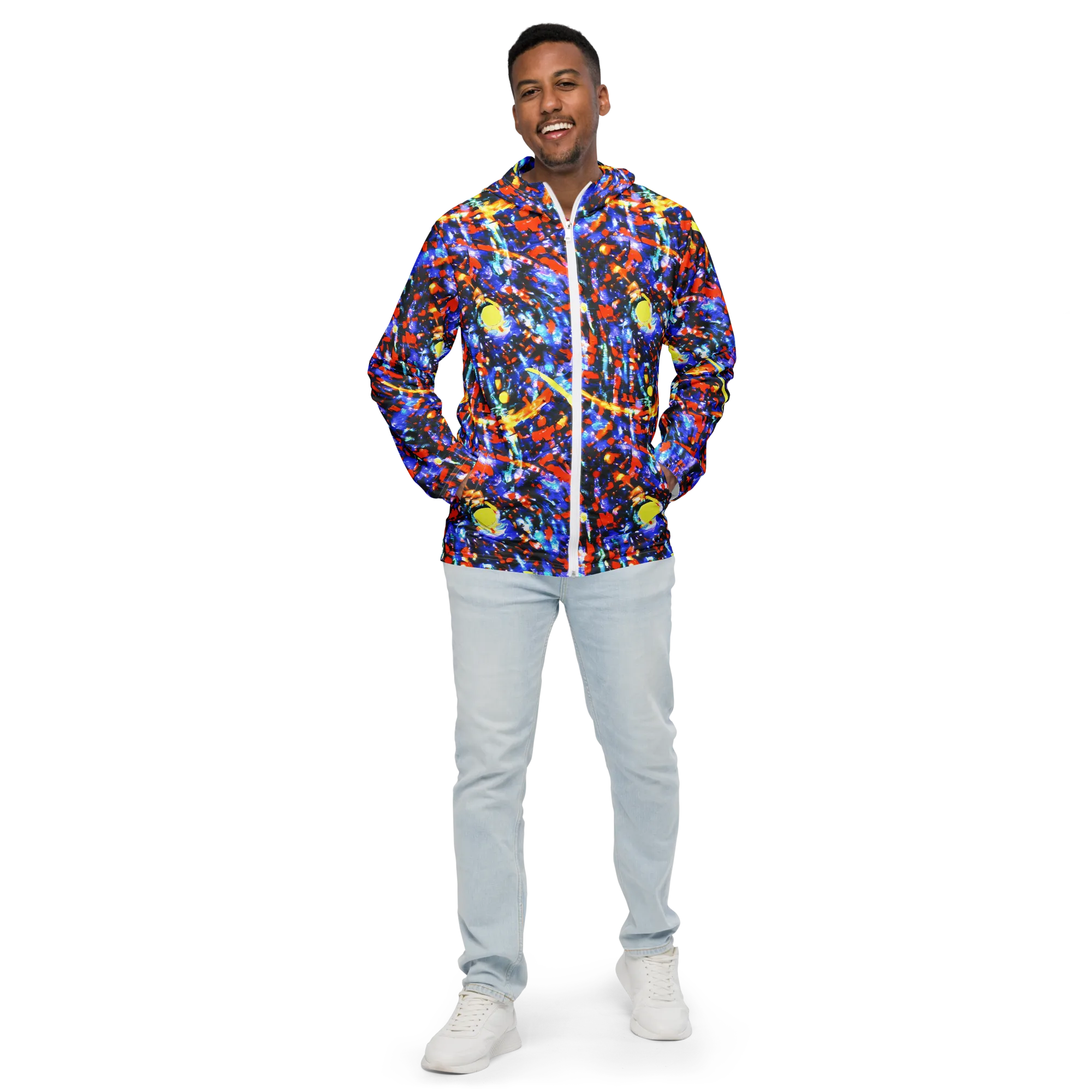 Afterdark Fusion on Men's Windbreaker — Front