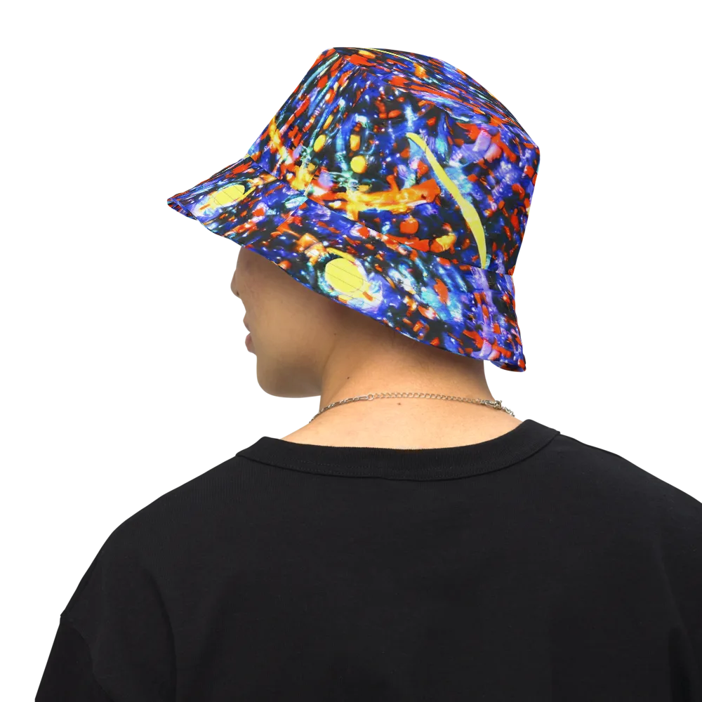 Afterdark Fusion on Reversible Bucket Hat — Back Inside