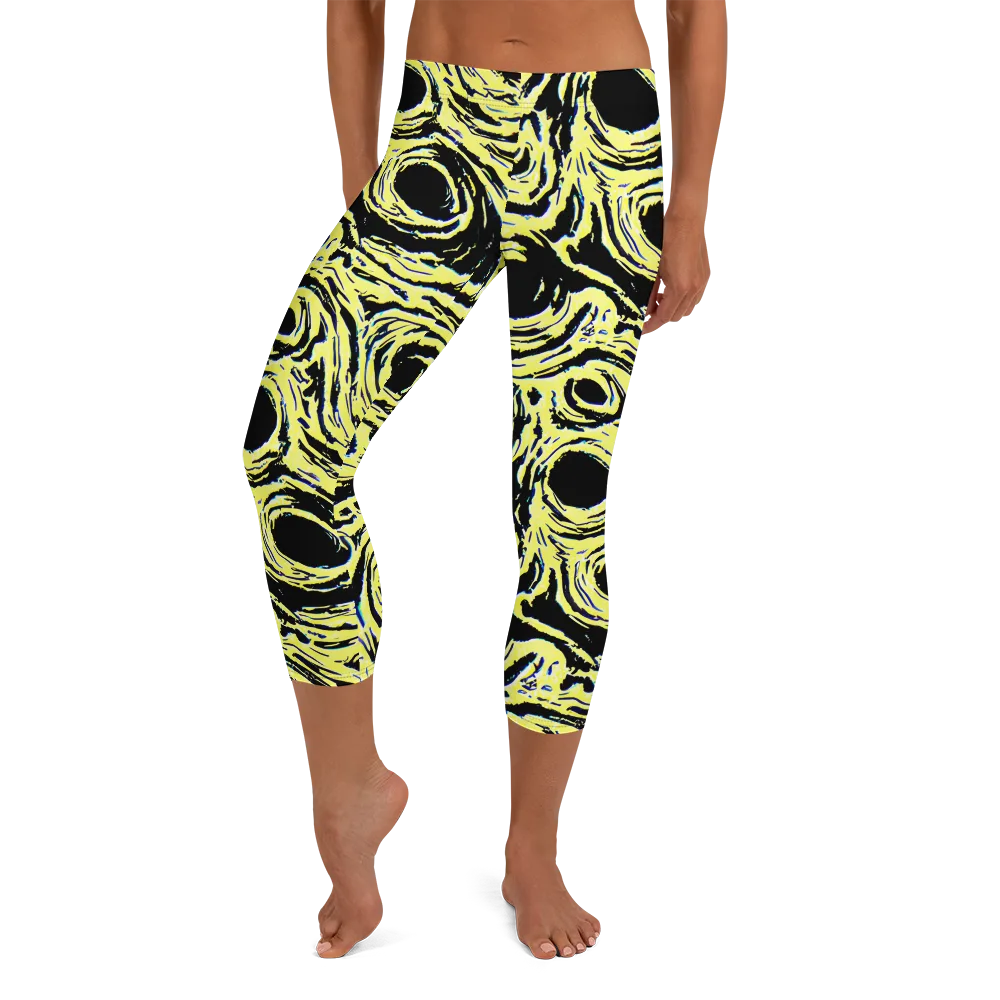 Charged Ink on Capri Leggings — Front
