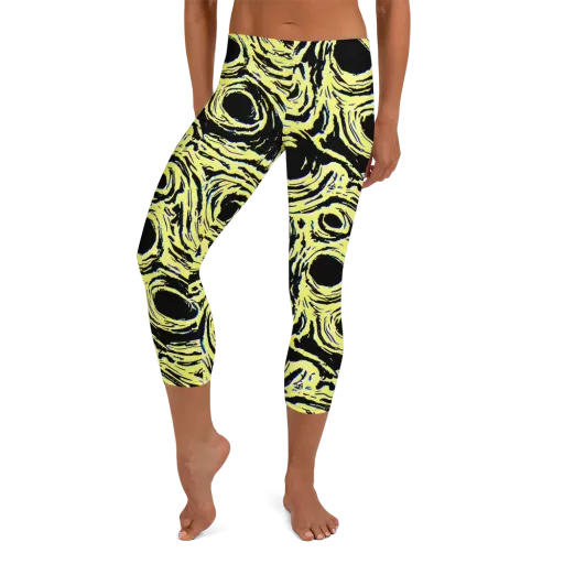 Charged Ink on a Capri Leggings