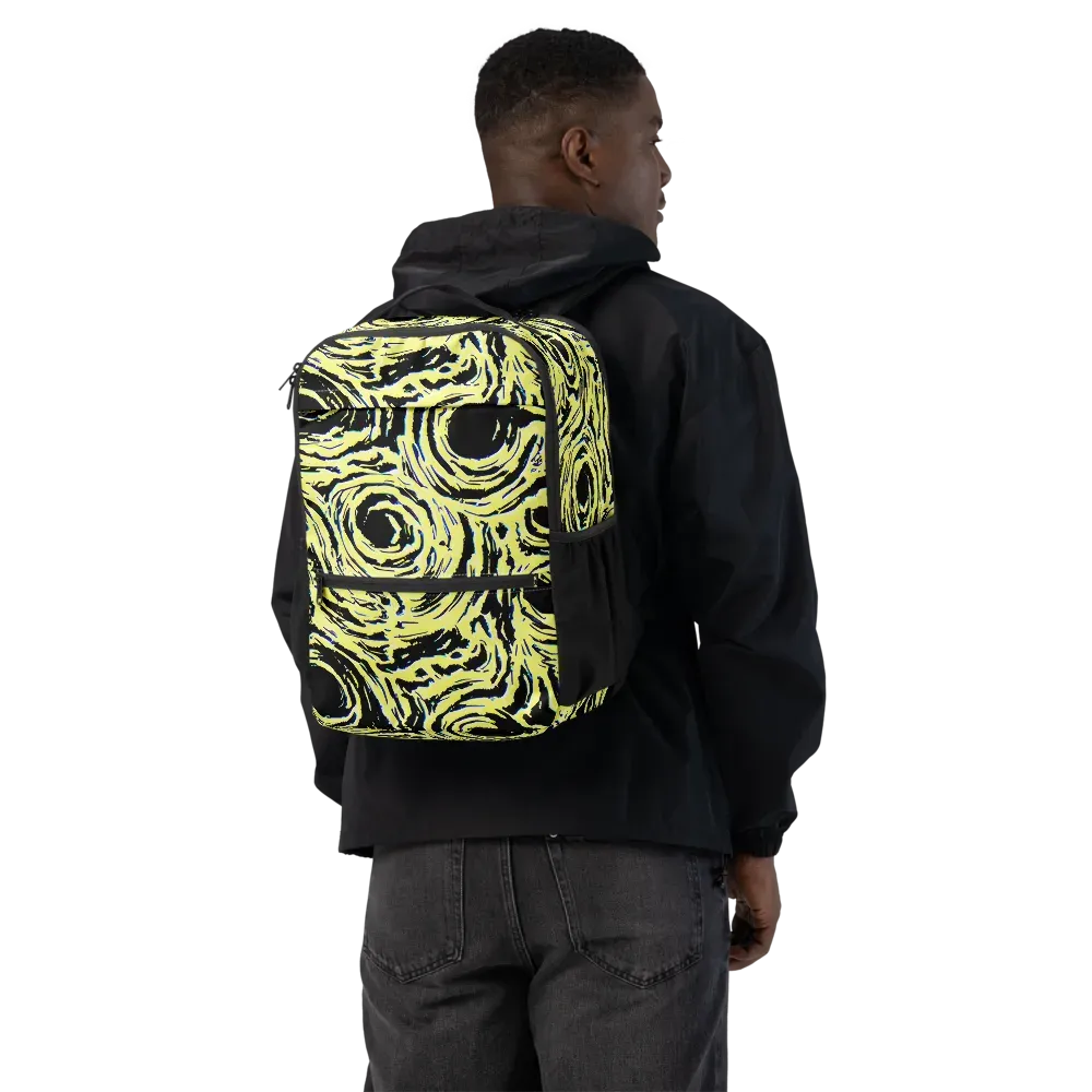 Charged Ink on Utility Backpack — Back