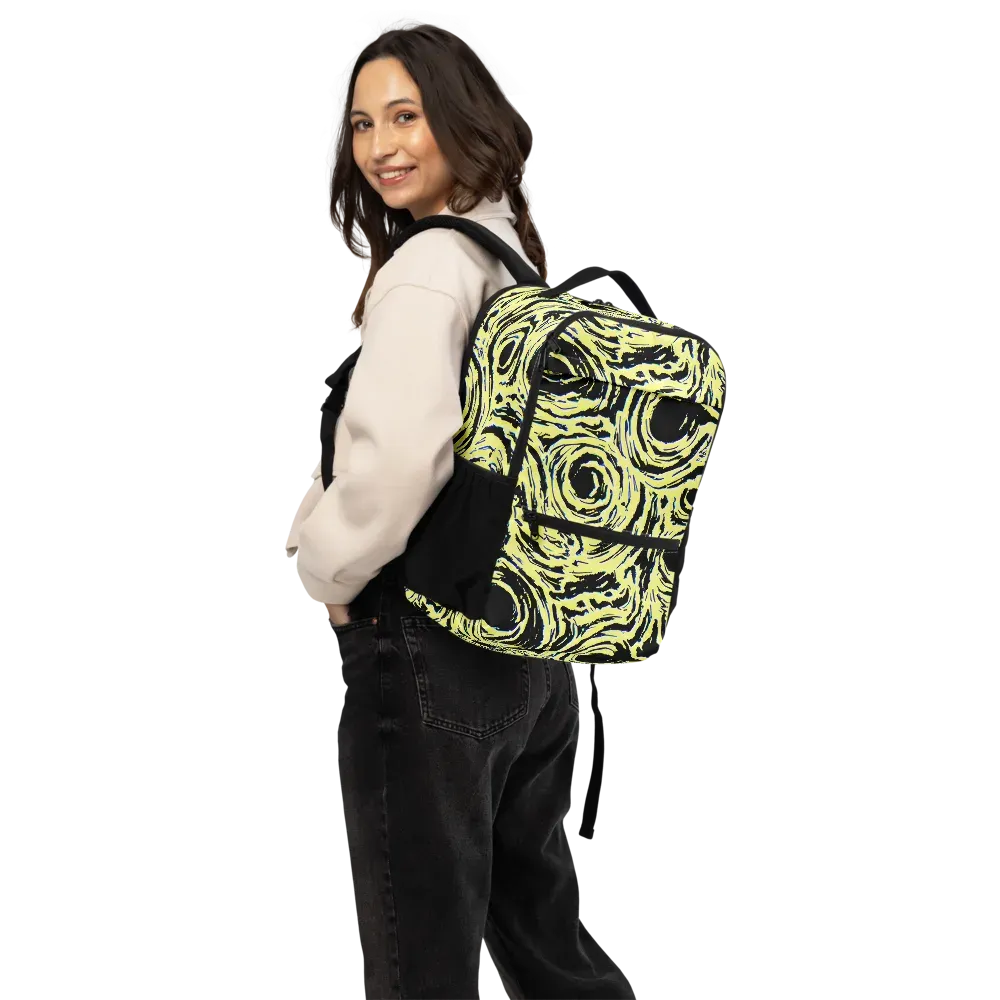 Charged Ink on Utility Backpack — Back