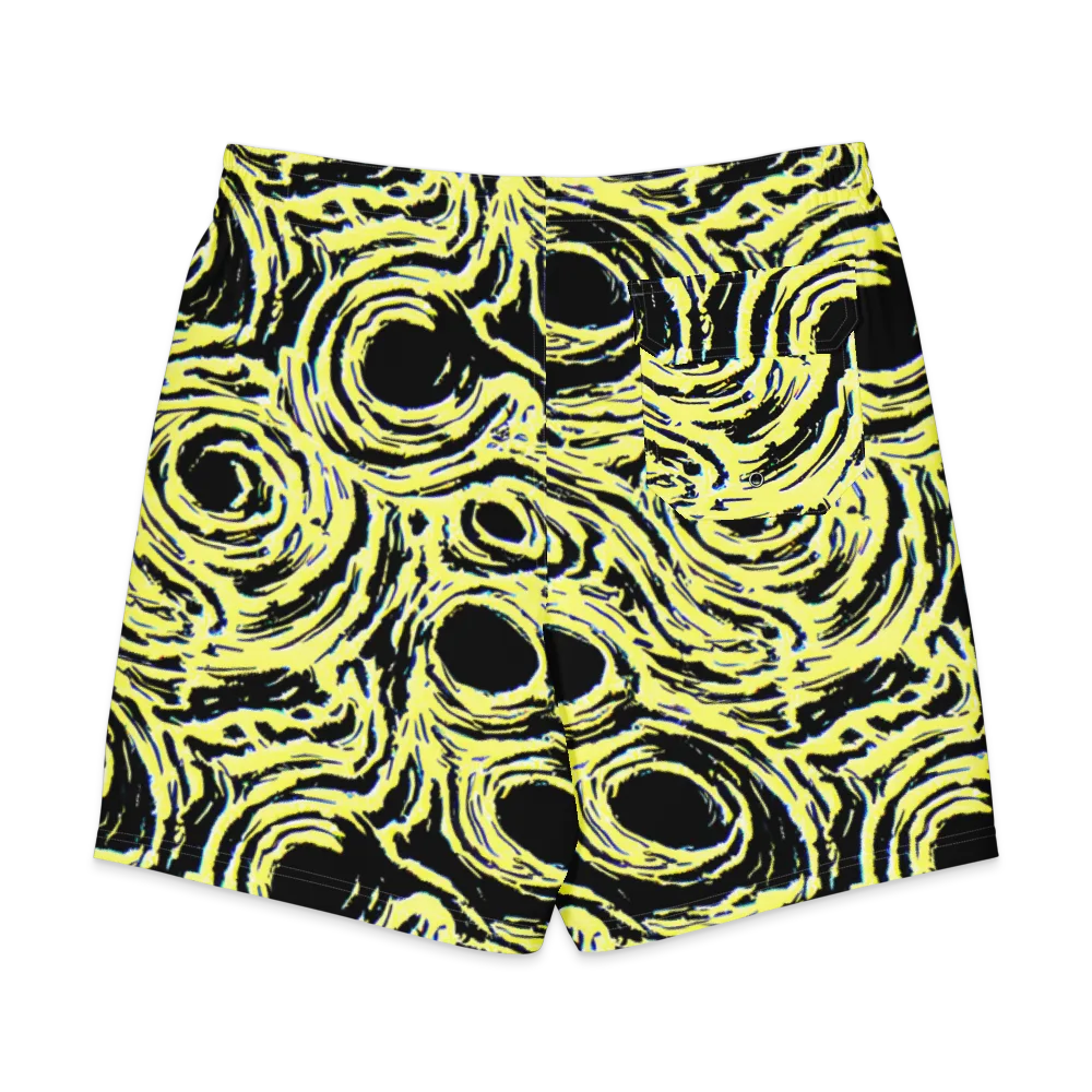 Charged Ink on Men's Board Shorts — Back