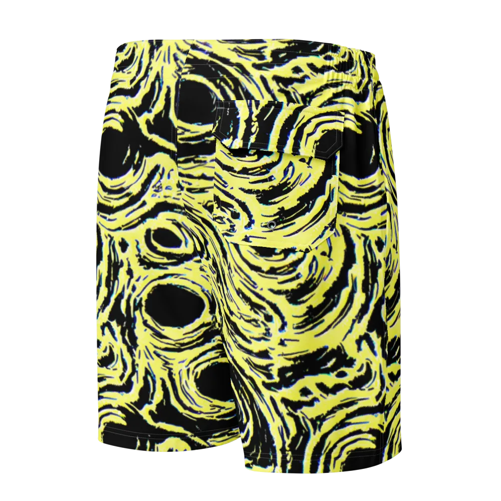 Charged Ink on Men's Board Shorts — Back