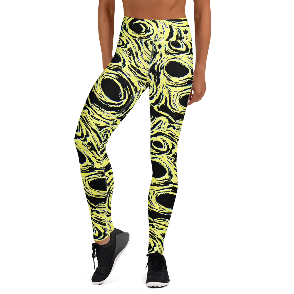 Charged Ink on Yoga Leggings — Front