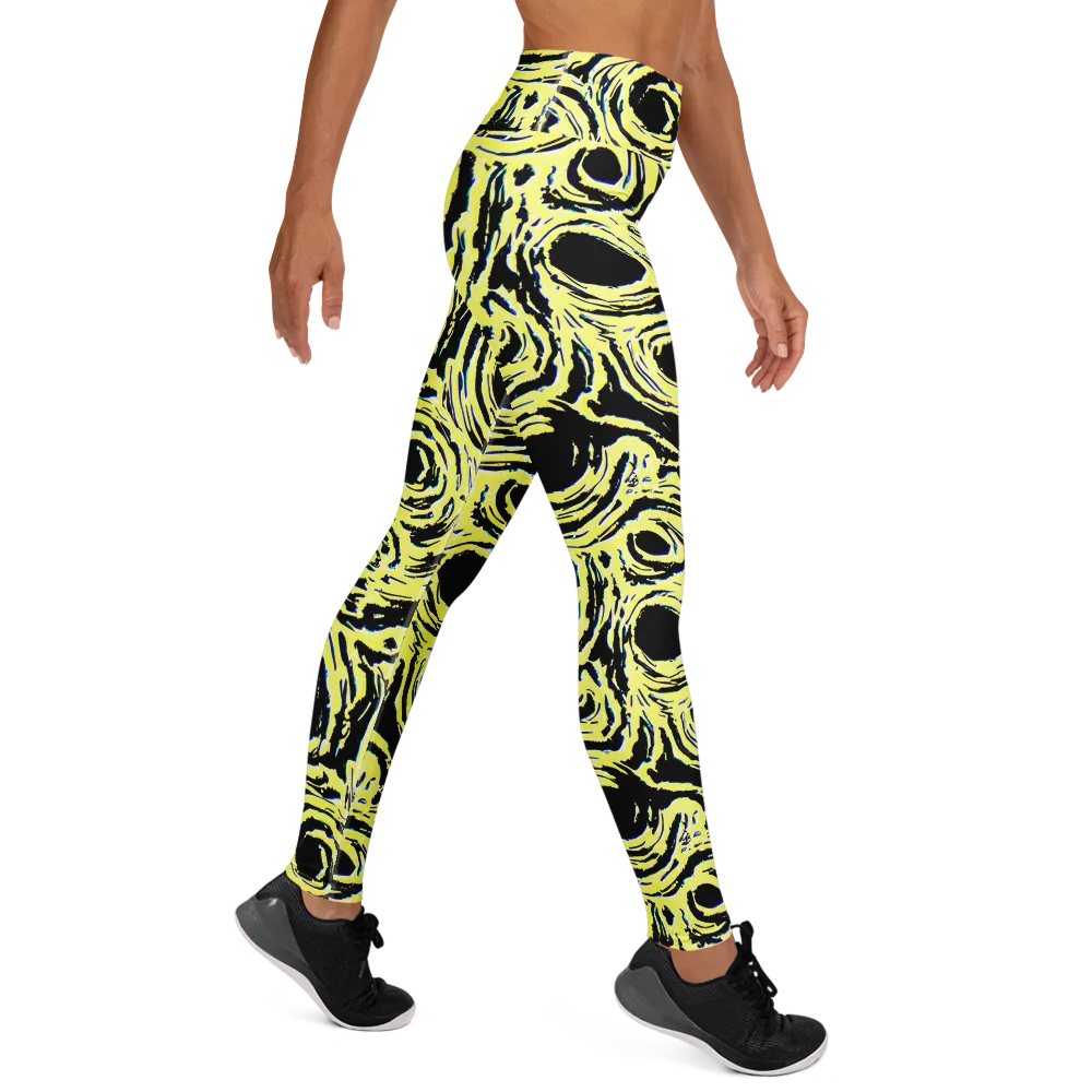 Charged Ink on Yoga Leggings — Right