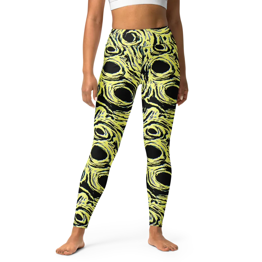 Charged Ink on Yoga Leggings — Front