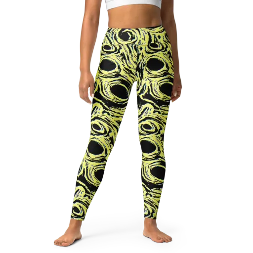 Charged Ink on a Yoga Leggings