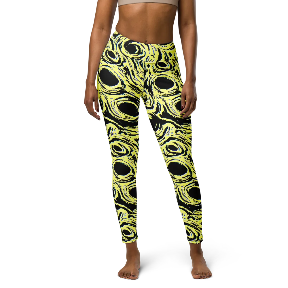 Charged Ink on Yoga Leggings — Front