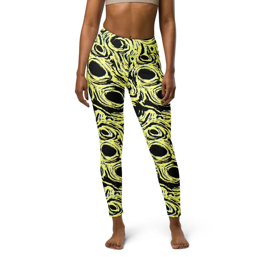 Charged Ink on Yoga Leggings — Front