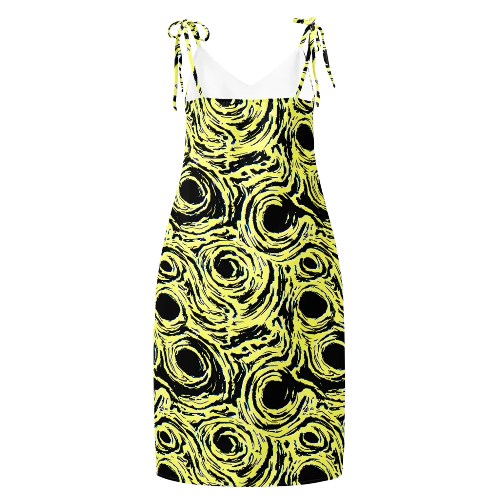 Charged Ink on Slip Dress — Back