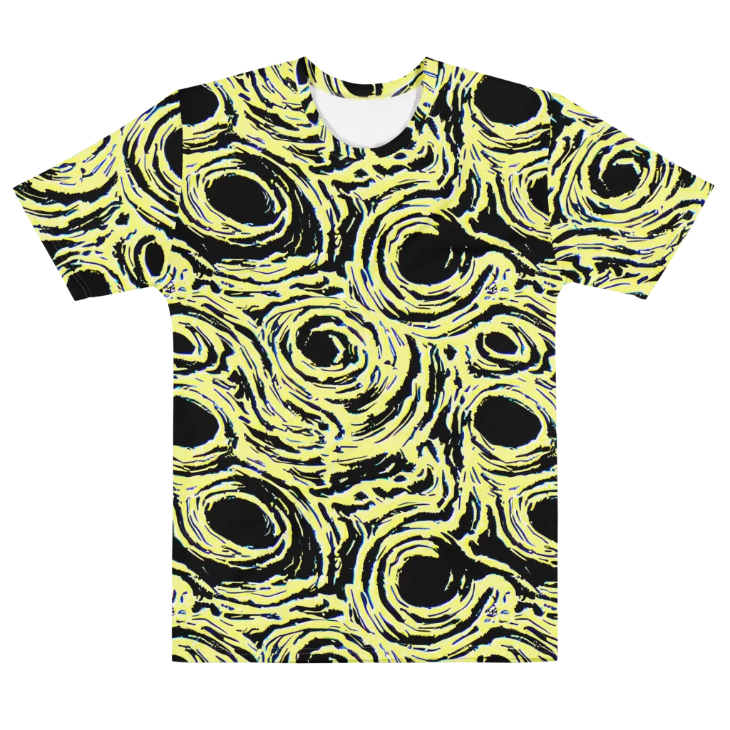 Charged Ink on Men's Cotton Crew Neck T-Shirt — Front