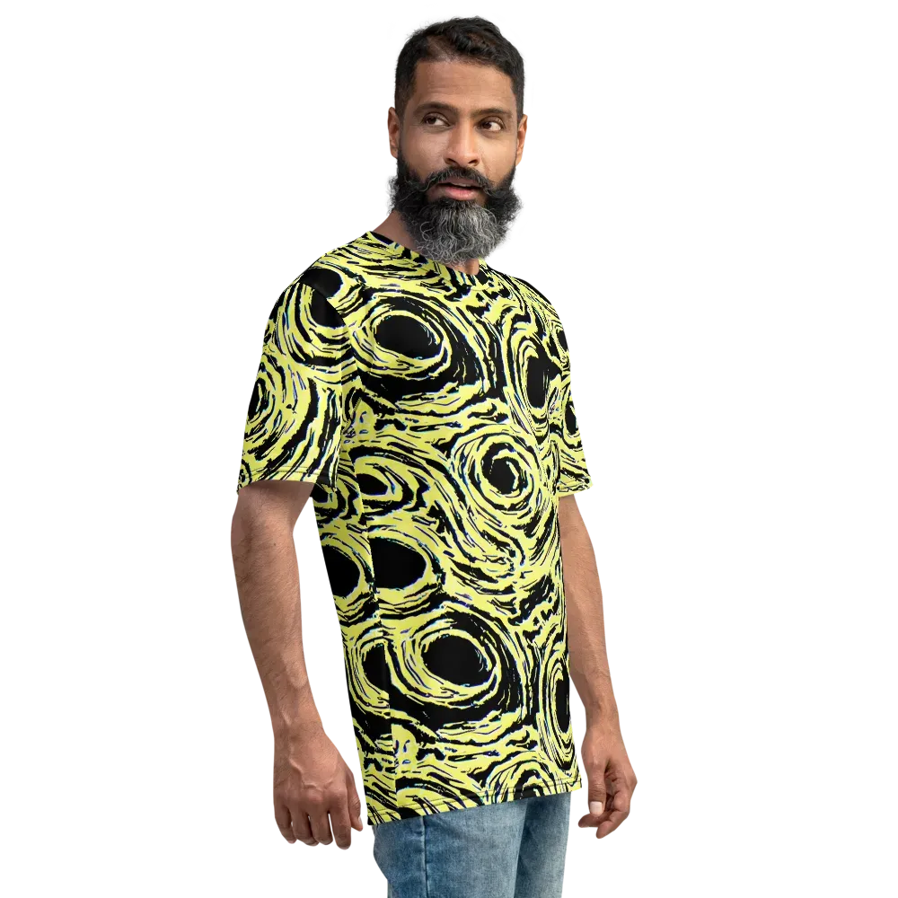 Charged Ink on Men's Crew Neck T-Shirt — Right