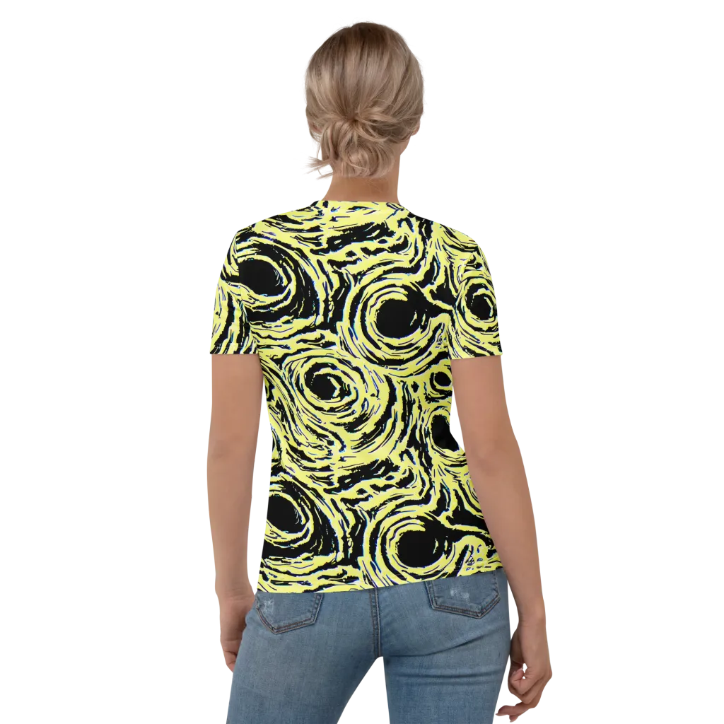 Charged Ink on Women's Crew Neck T-Shirt — Back