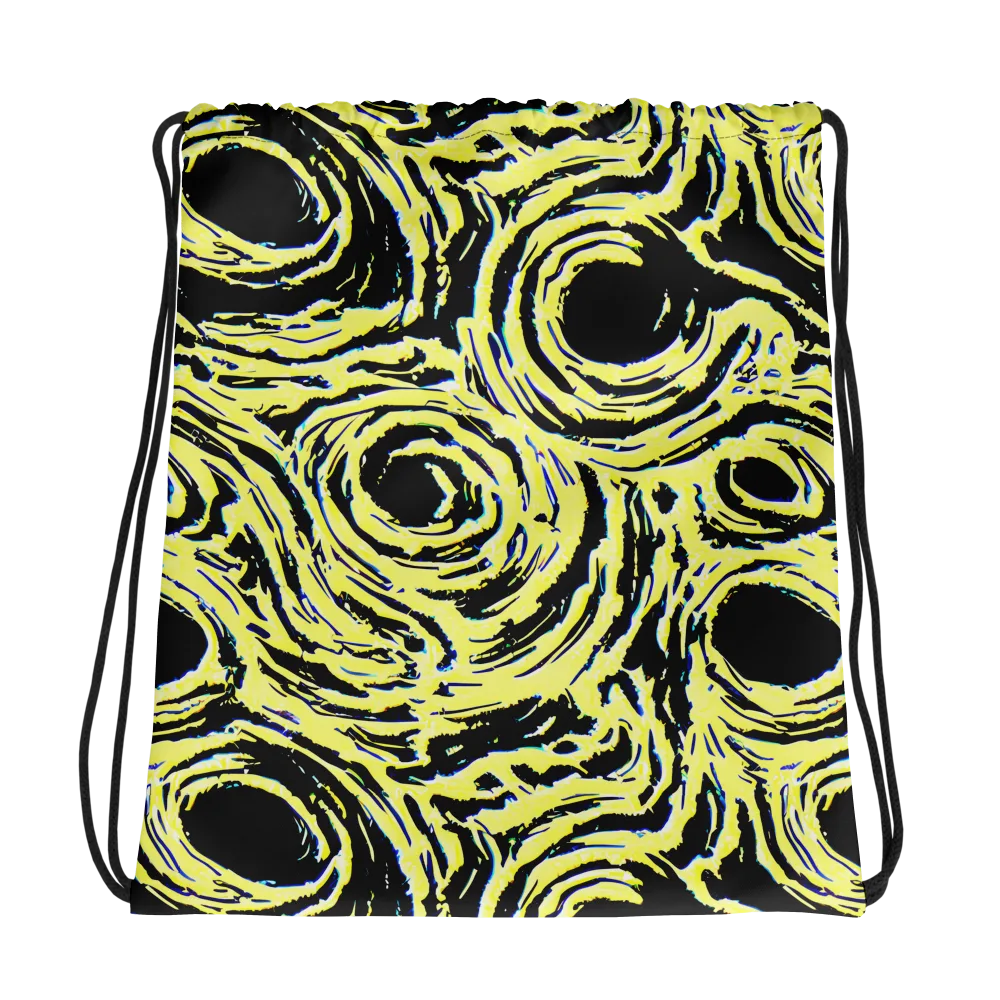 Charged Ink on Drawstring Bag — Photo