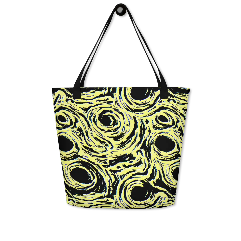 Charged Ink on Large Tote Bag W/ Pocket — Front