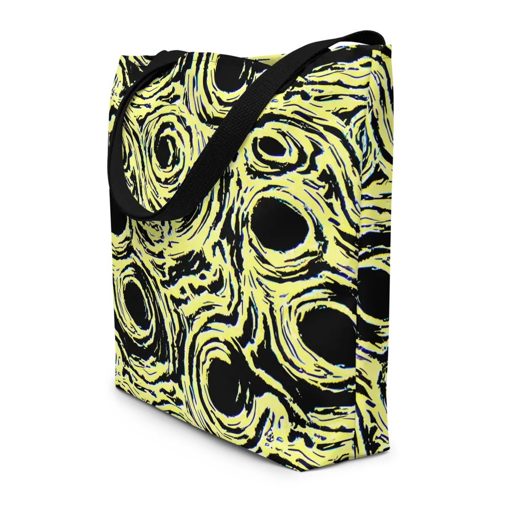 Charged Ink on Large Tote Bag W/ Pocket — Front