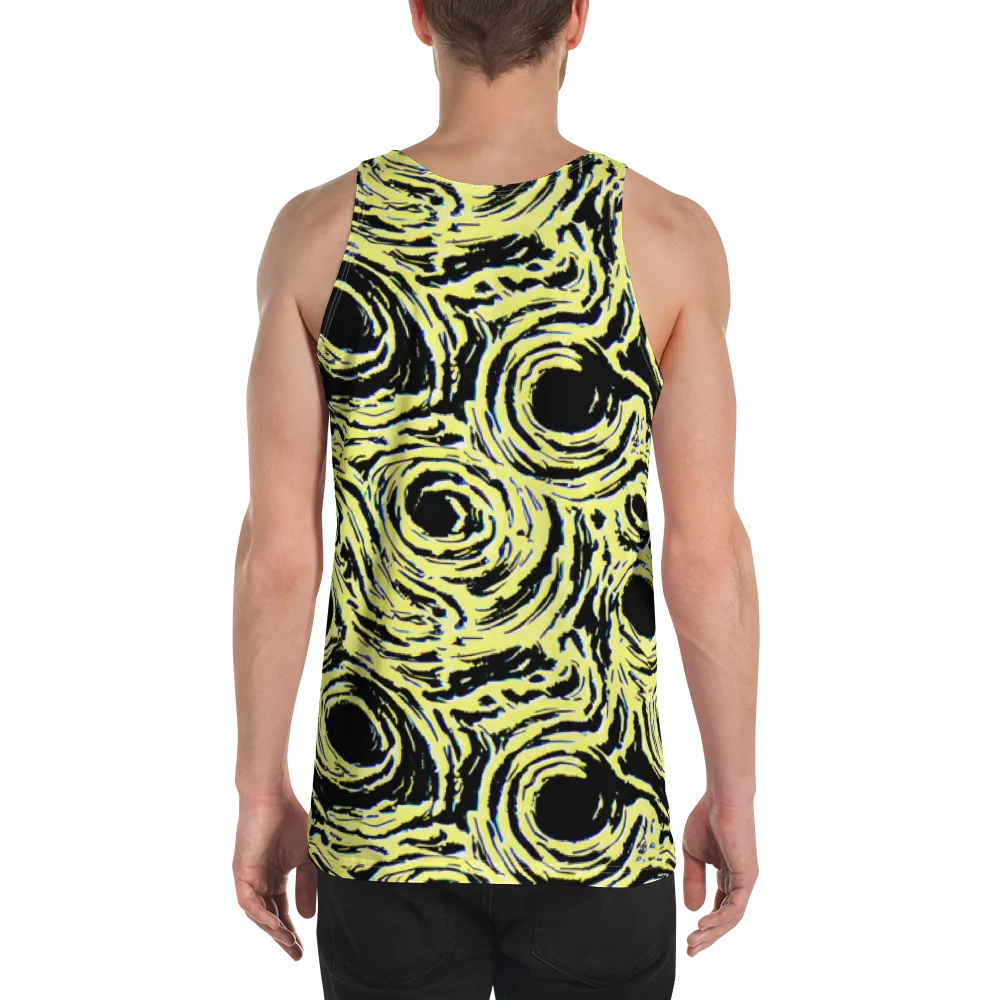 Charged Ink on Men's Tank Top — Back