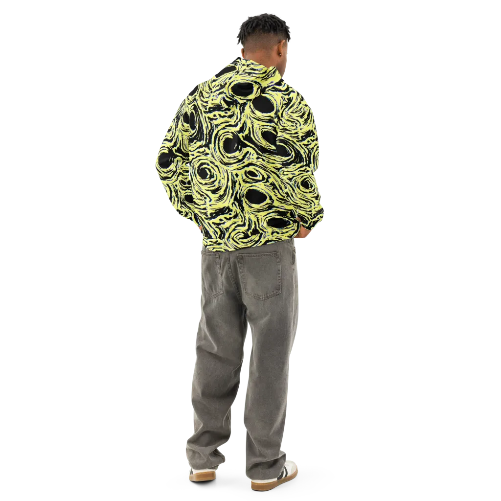 Charged Ink on Cotton Hoodie — Back