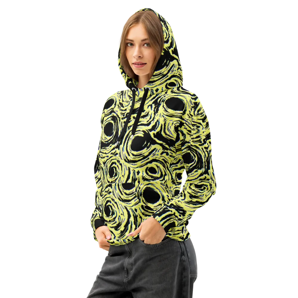 Charged Ink on Cotton Hoodie — Left Front