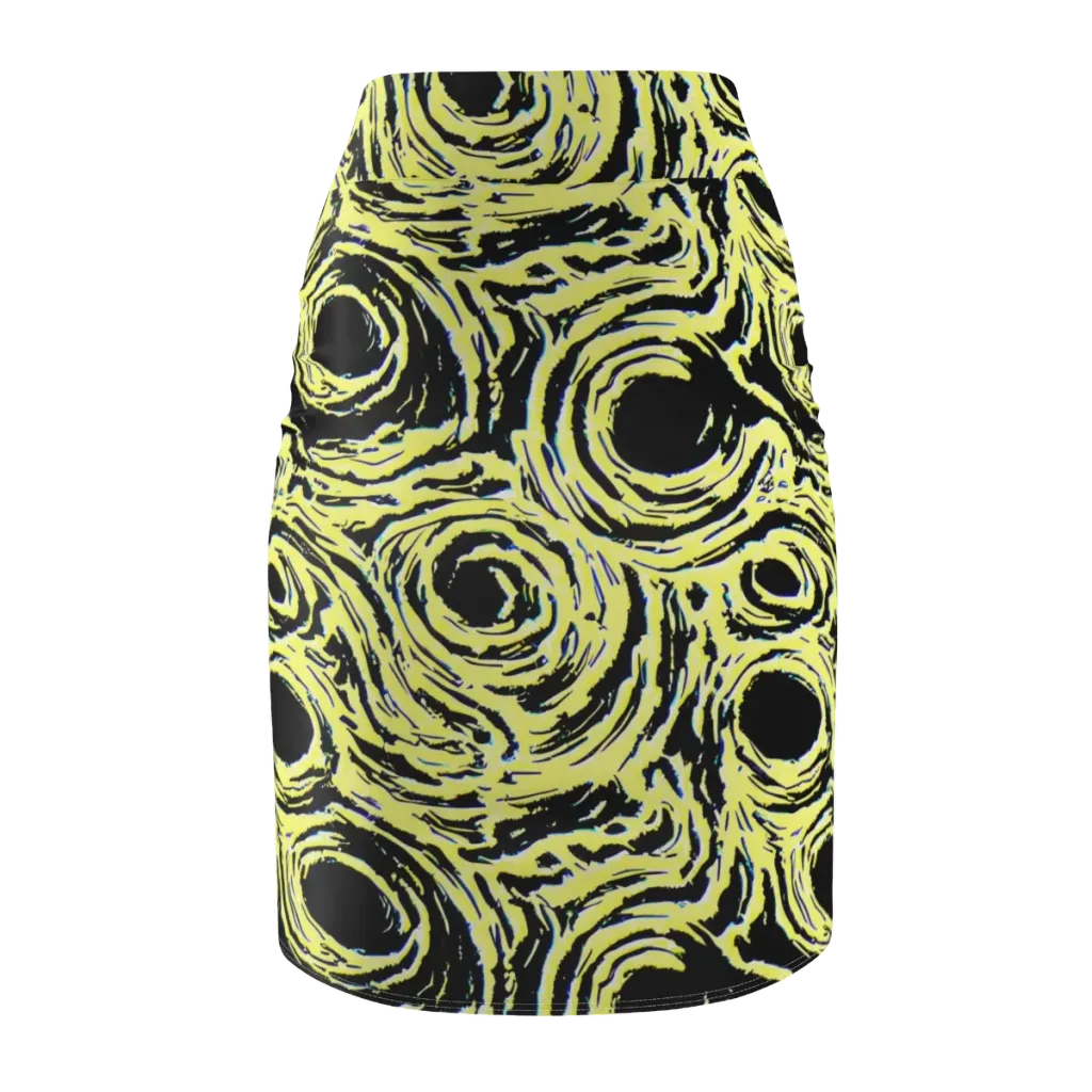 Charged Ink on Pencil Skirt — Back