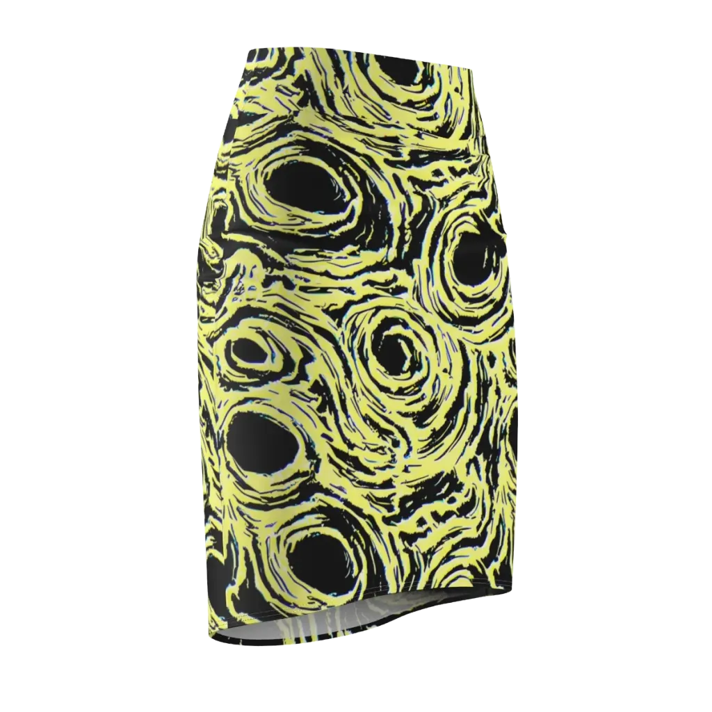 Charged Ink on Pencil Skirt — Front Side