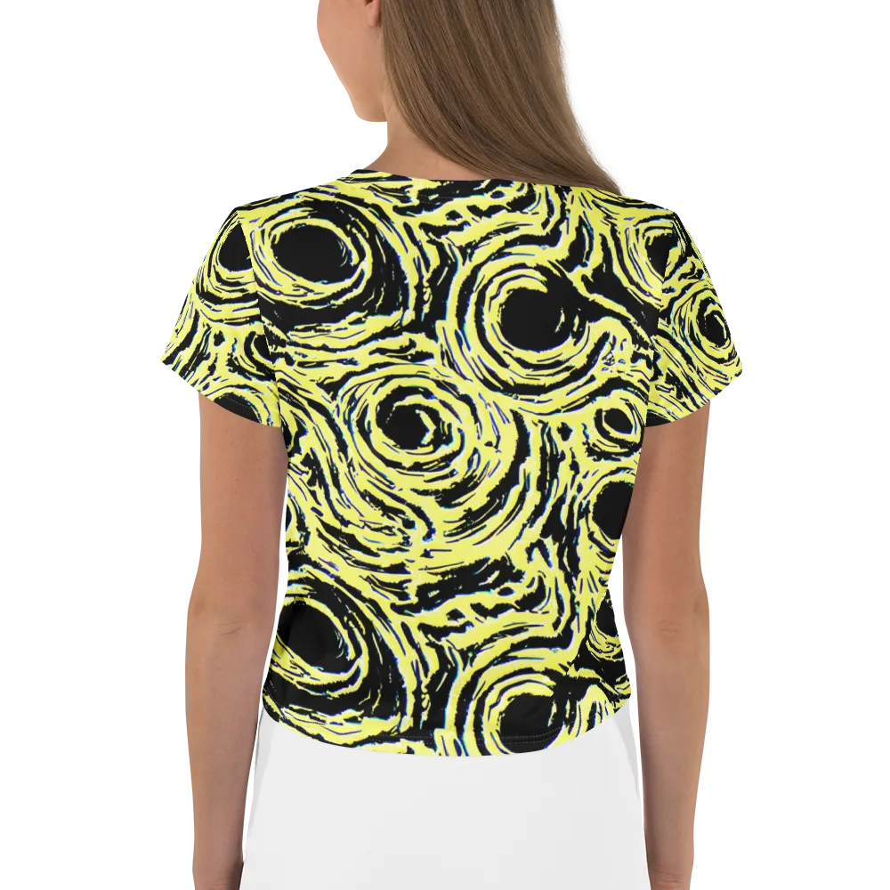 Charged Ink on Crop Tee — Back