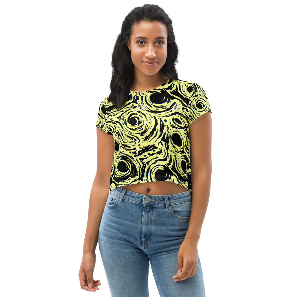 Charged Ink on Crop Tee — Front