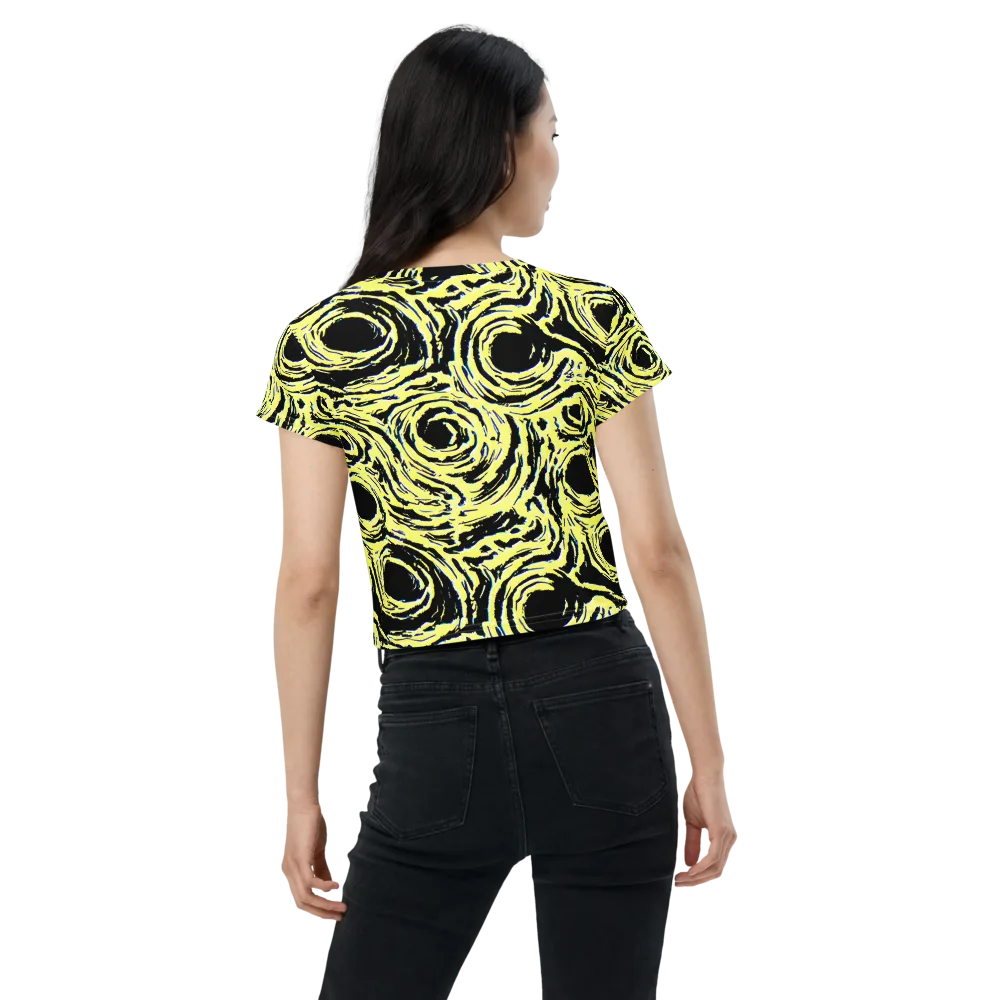 Charged Ink on Crop Tee — Back