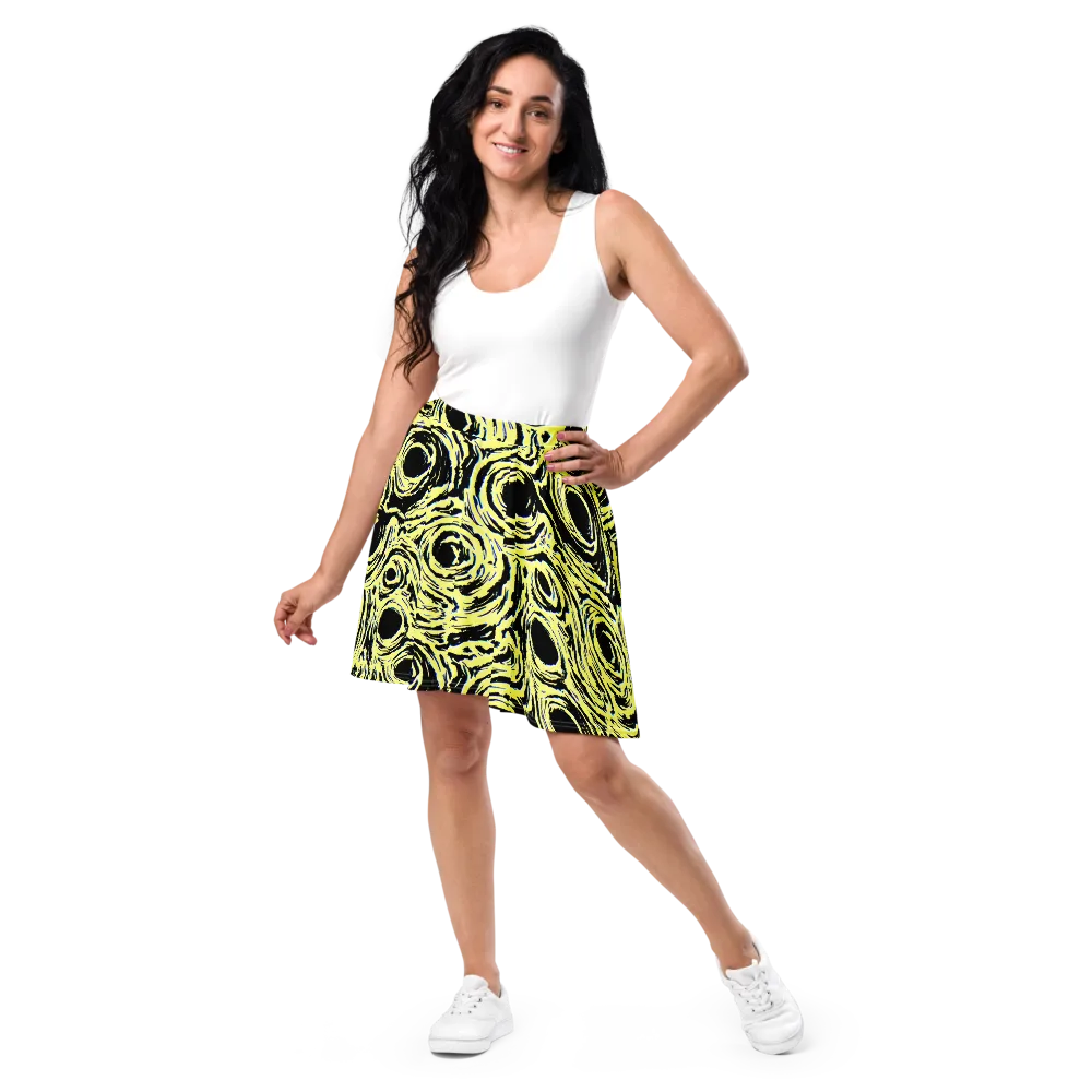 Charged Ink on Skater Skirt — Front