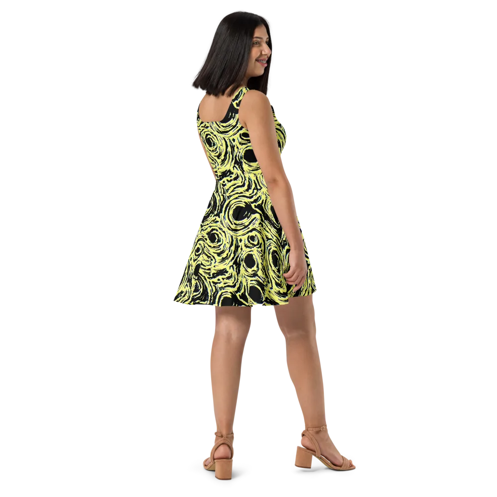 Charged Ink on Skater Dress — Right