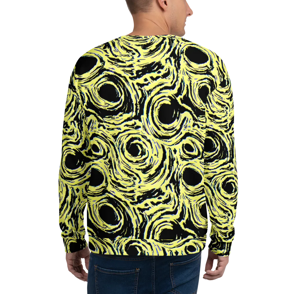 Charged Ink on Sweatshirt — Back