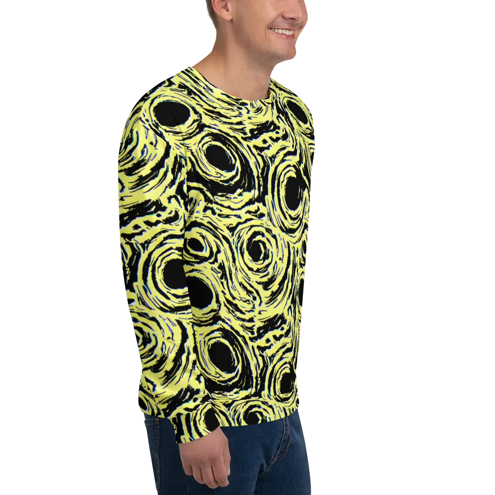 Charged Ink on Sweatshirt — Right Front