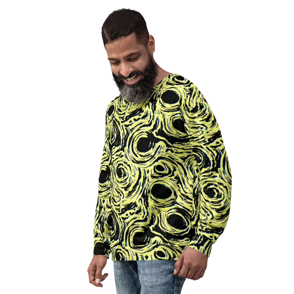 Charged Ink on Sweatshirt — Left Front