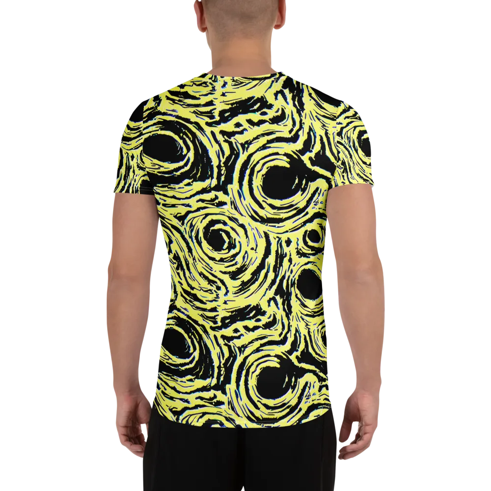 Charged Ink on Men's Athletic T-Shirt — Back