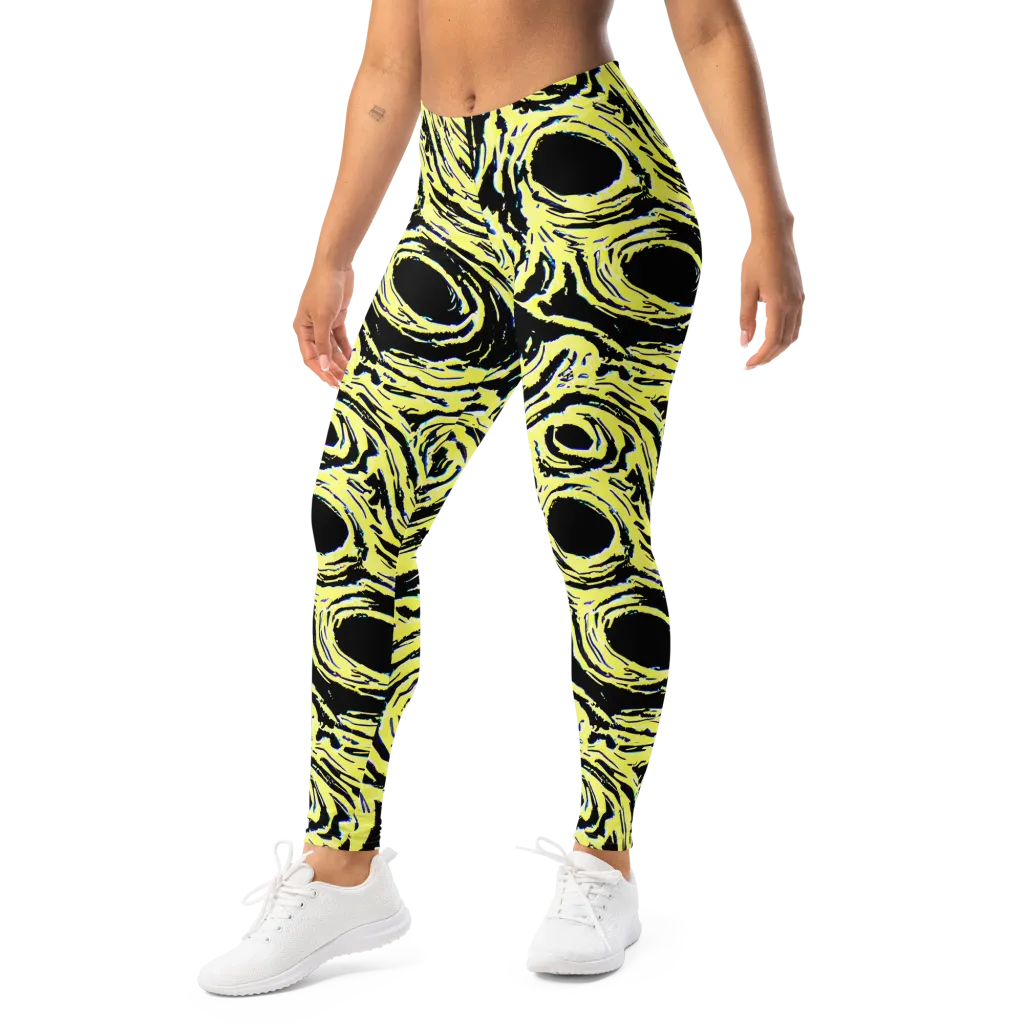 Charged Ink on Leggings — Left Front