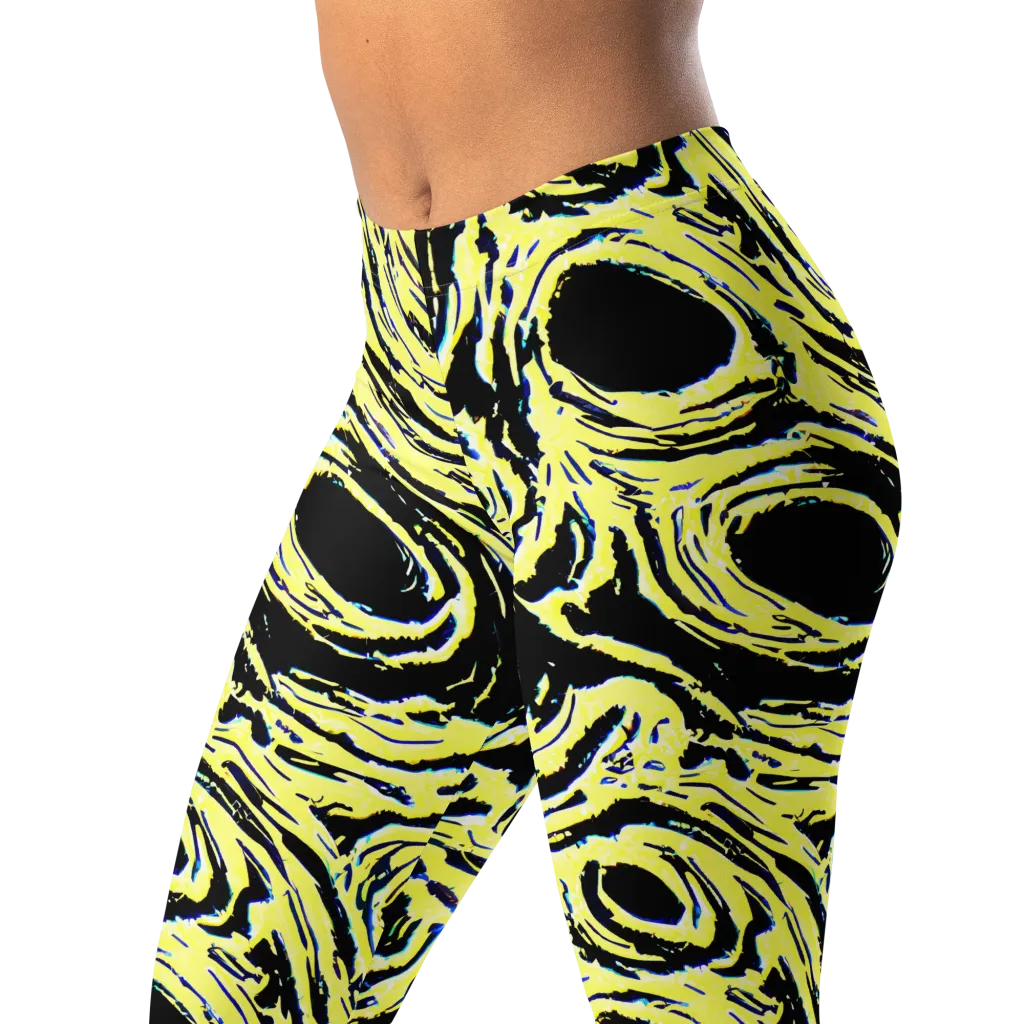 Charged Ink on Leggings — Left Front
