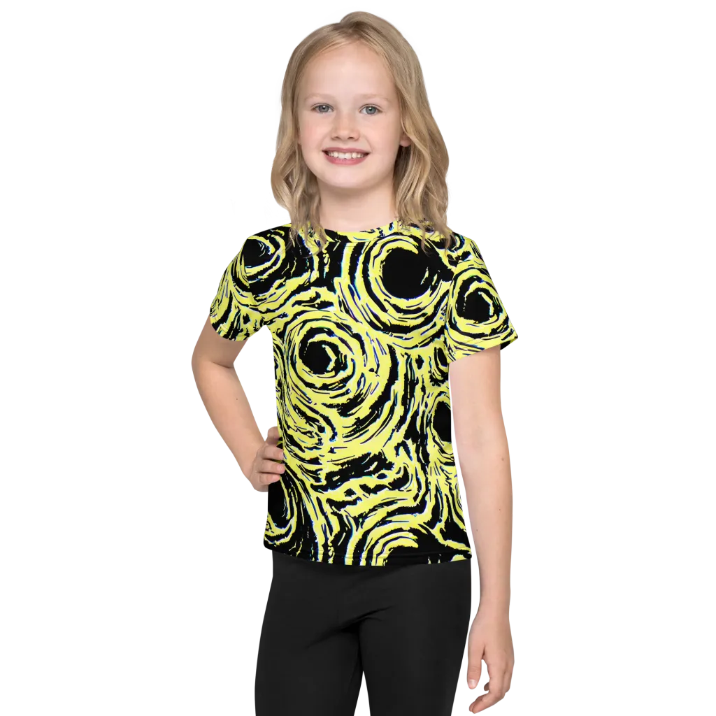 Charged Ink on Kids Crew Neck T-Shirt — Front
