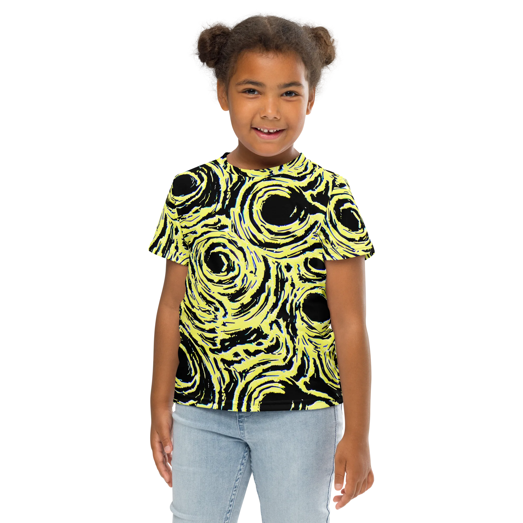 Charged Ink on Kids Crew Neck T-Shirt — Front