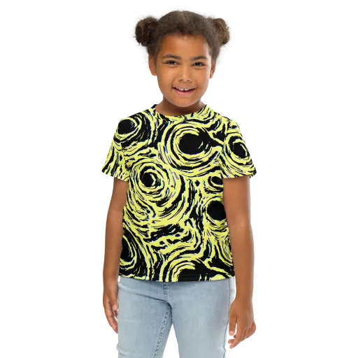 Charged Ink on a Kids Crew Neck T-Shirt