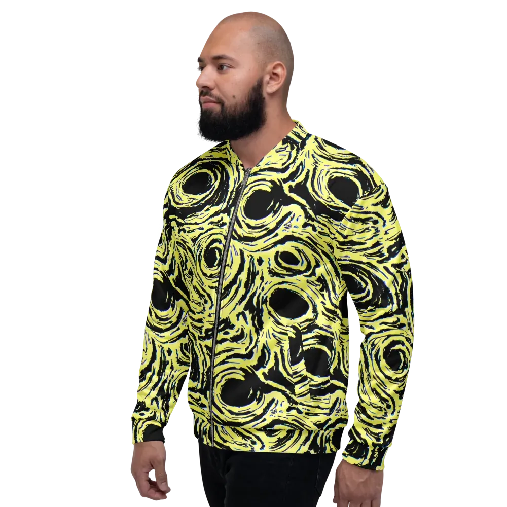 Charged Ink on Bomber Jacket — Left