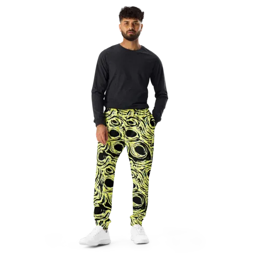 Charged Ink on a Men's Joggers